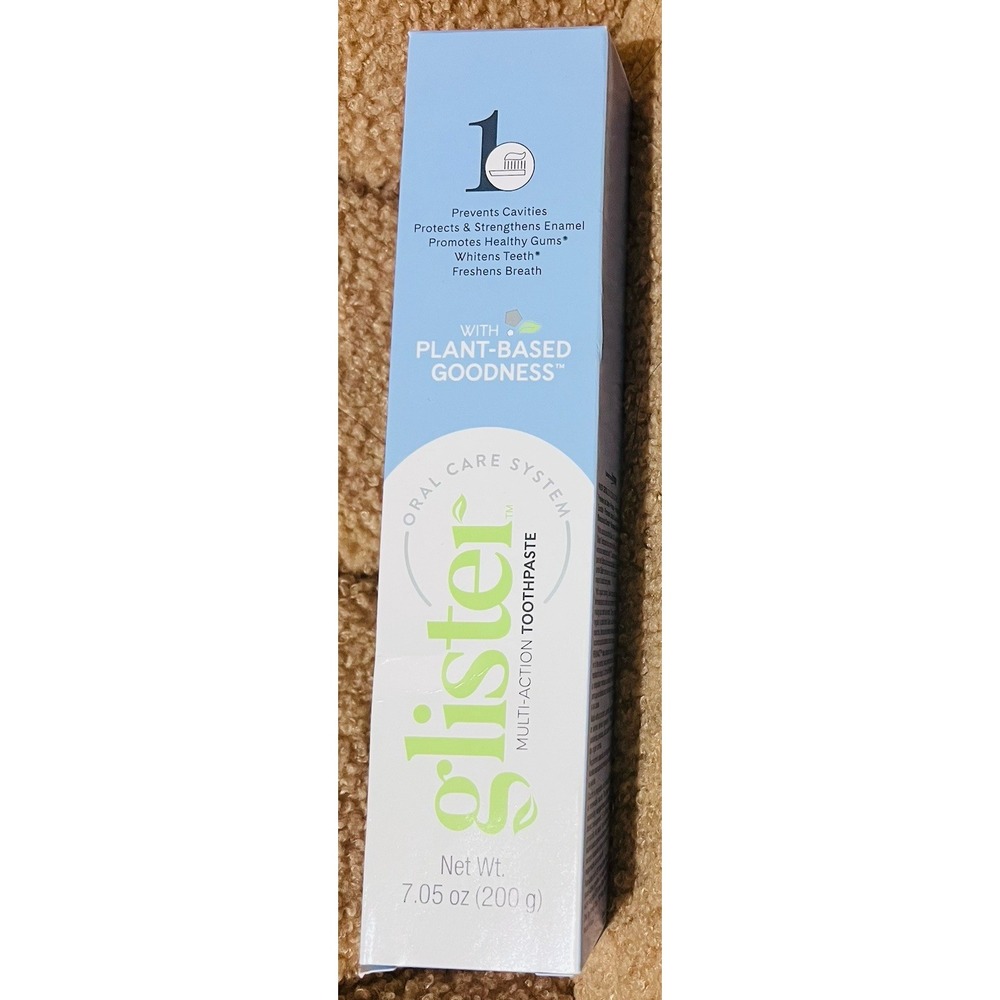 AMWAY Glister Multi-Action Toothpaste Plant-Based Whitens Freshens 7.05oz 200g
